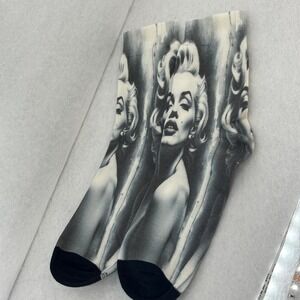 Marilyn Monroe Socks Women's Novelty Crew‎ Socks Celebrity Pop Art